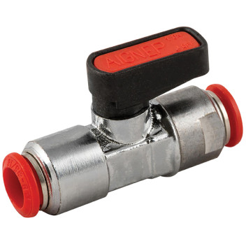 4mm OD Push-in Brass Ball Valve