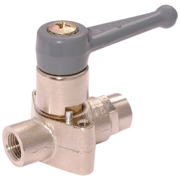 1/2\"BSPF x 13mm 12mm OD Ball Valve 2/2 with Push-in