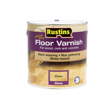 Rustins Quick Dry Floor Varnish Gloss 2.5 litre