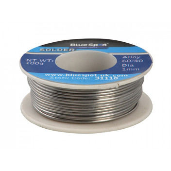 BlueSpot Tools Flux Covered Solder 100g 60/40