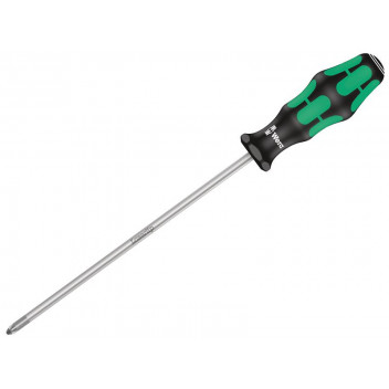 Wera Kraftform 355 Screwdriver Pozidriv Tip PZ2 x 200mm