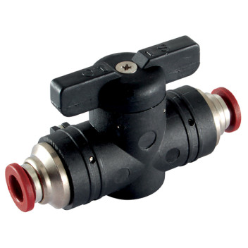 8mm OD Plastic Ball Valve Union
