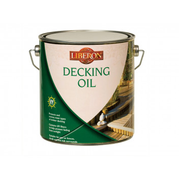 Liberon Decking Oil Medium Oak 2.5 litre