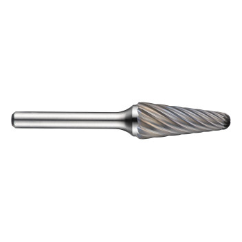 8mm Carbide Rotary Burr, Ball Nosed Cone, Shape L (P621)