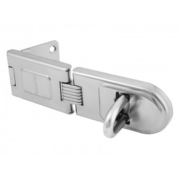 Master Lock Wrought Steel Single Hinged Hasp 200mm