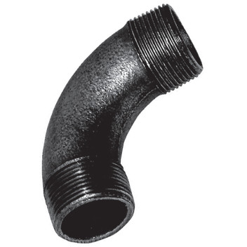 1/2\" BSPT MALE EQUAL BEND BLACK GF3