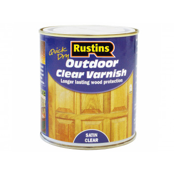 Rustins Exterior Varnish Satin 2.5 litre