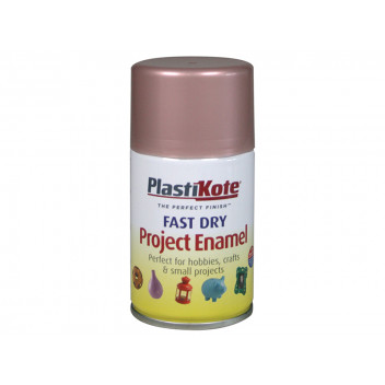 PlastiKote Fast Dry Enamel Aerosol Rose Gold 100ml