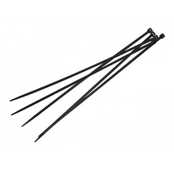 Faithfull Cable Ties Black 4.8 x 300mm (Pack 100)