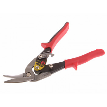 Stanley Tools Red Offset Aviation Snips Left Cut 250mm (10in)