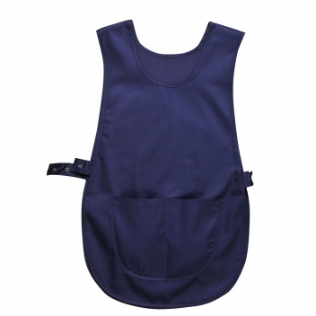 S843 Tabard with Pocket Navy SM