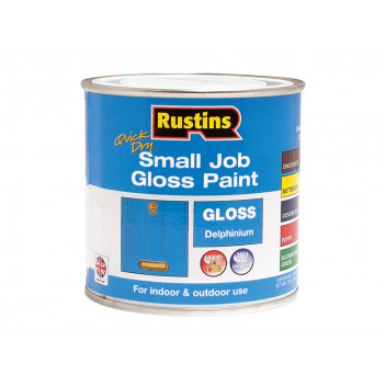 Rustins Quick Dry Small Job Gloss Paint Delphinium 250ml