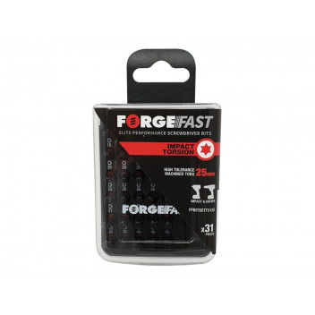 ForgeFix ForgeFast TORX Compatible Impact Bit Set, 31 Piece