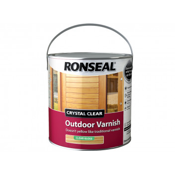 Ronseal Crystal Clear Outdoor Varnish Matt 750ml