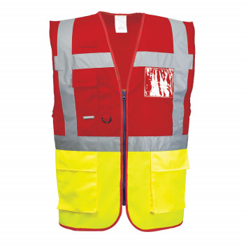 C276 Paris Executive Vest Yellow/Red XL