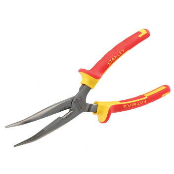 Stanley Tools FatMax Bent Long Nose Pliers VDE 200mm