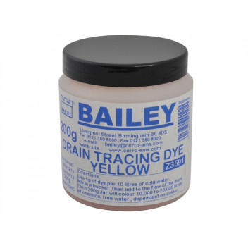 Bailey 3591 Drain Tracing Dye - Yellow