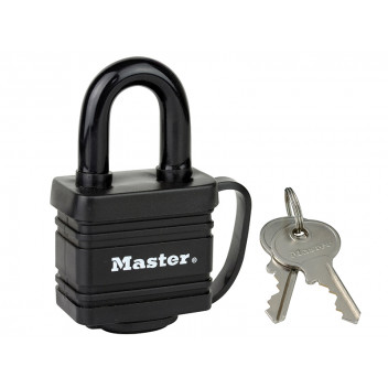 Master Lock Weather Tough Padlock 40mm Black Finish