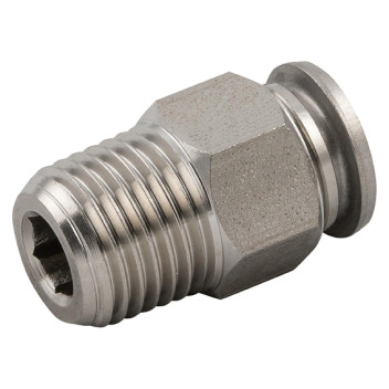 04MM OD X 1/4\" BSPT MALE STUD 316 ST/ST