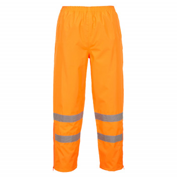 S487 Hi-Vis Breathable Trousers Orange Medium