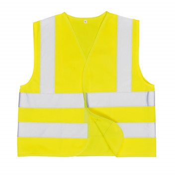 JN14 Hi-Vis Junior Vest Yellow Large
