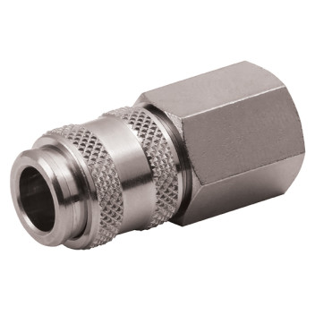 1/4\" BSPP Female Mini Coupling