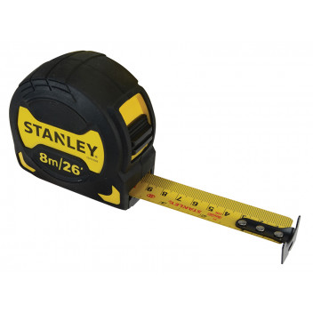 Stanley Tools Grip Pocket Tape 8m/26ft (Width 28mm)