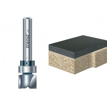 Trend 46/95 x 1/4 TCT 90 Shank Mounted Template Profiler 12.7 x 25.4mm