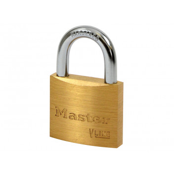 Master Lock V Line Brass 40mm Padlock - Keyed Alike 2341