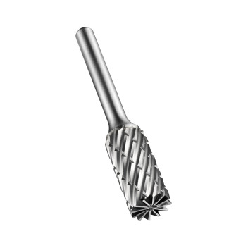 8mm Carbide Rotary Burr, Cylinder With End Cut, Shape B (P703)