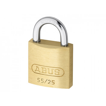 ABUS Mechanical 55/25mm Brass Padlock Carded