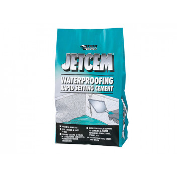 Everbuild Jetcem Waterproofing Rapid Set Cement (Single 3kg Pack)