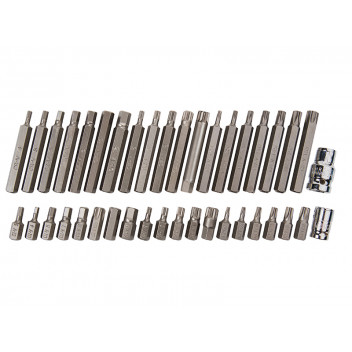 BlueSpot Tools Mixed Hex Spline & TORX Bit Set, 40 Piece