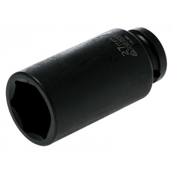 Teng Deep Impact Socket Hexagon 6-Point 1/2in Drive 27mm