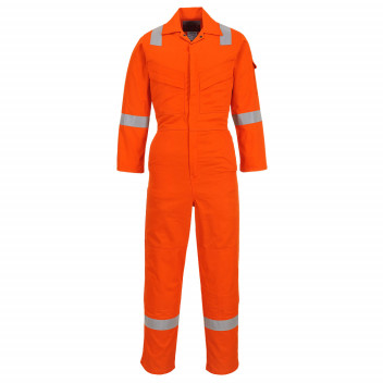 FR28 Flame Resistant Light Weight Anti-Static Coverall 280g Orange XSmall