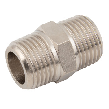 1.1/4\" BSPT Male Straight Hex Nipple