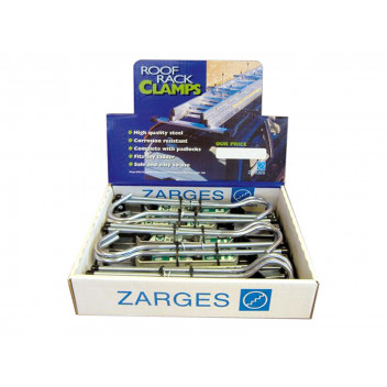 Zarges Roof Rack Clamps Display (5 Pairs)