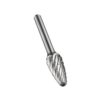 9.6mm Carbide Rotary Burr, Ball Nosed Tree, Shape F (P711)