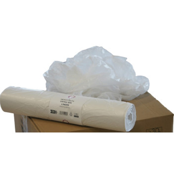 Box of 1000 (10x100 rolls) Swing Bin Liner 13X23X30 HD WH040A0