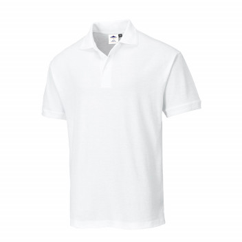 B210 Naples Polo Shirt White Small