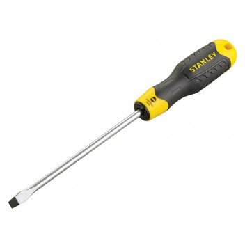 Stanley Tools Cushion Grip Screwdriver Flared Tip 6.5 x 150mm