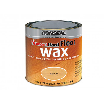 Ronseal Diamond Hard Floor Wax Natural Oak 2.5 litre