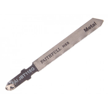 Faithfull Metal Cutting Jigsaw Blades Pack of 5 T118G