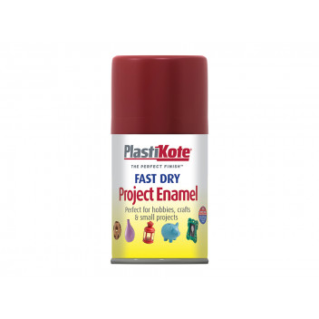PlastiKote Fast Dry Enamel Aerosol Metallic Red 100ml