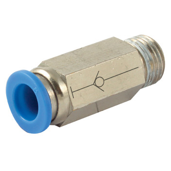1/4\" BSPT Male x 6mm OD Stop Valve
