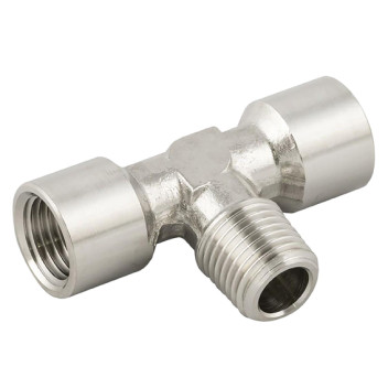 3/8\" BSPT Male x 3/8\" BSPP Female Equal Tee