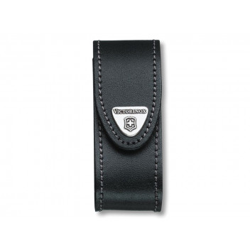 Victorinox Black Leather Belt Pouch (2-4 Layer)