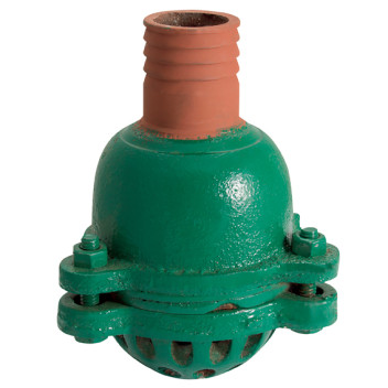 FOOTVALVE STRAIGHTAINER 4\" ID HOSETAIL