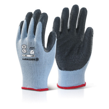 Multipurpose Black Latex Coated Glove Size 8 Medium (MP1BLM)