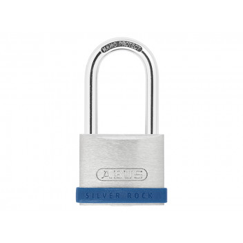 ABUS Mechanical 40mm Silver Rock 5 Padlock Long Shackle 40mm Keyed Alike